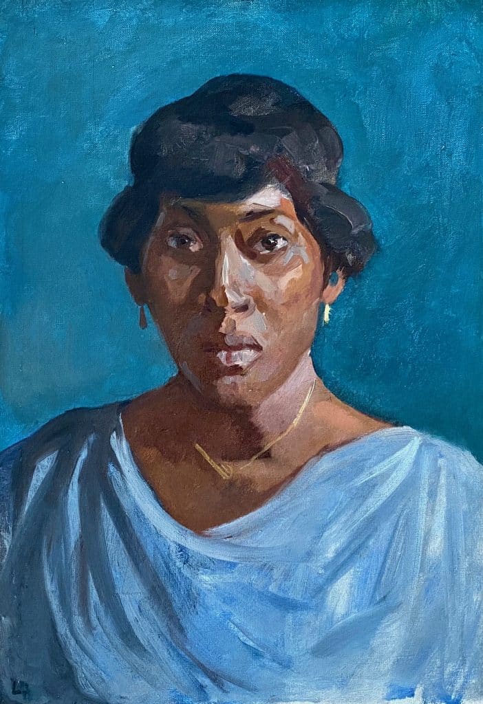 Louis Hartz (1869-1935) – Portret van vrouw